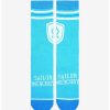 Cartoons * | Cartoons Sailor Moon Sailor Mercury Varsity Crew Socks Boxlunch Exclusive