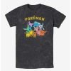 Anime * | Anime Pokemon Gotta Catch Eeveelutions Mineral Wash T-Shirt