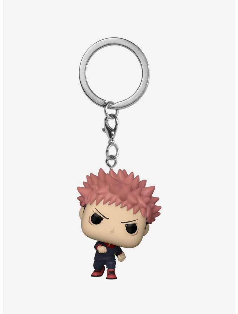 Anime * | Anime Funko Pocket Pop! Animation Jujutsu Kaisen Yuji Itadori Vinyl Keychain Boxlunch Exclusive