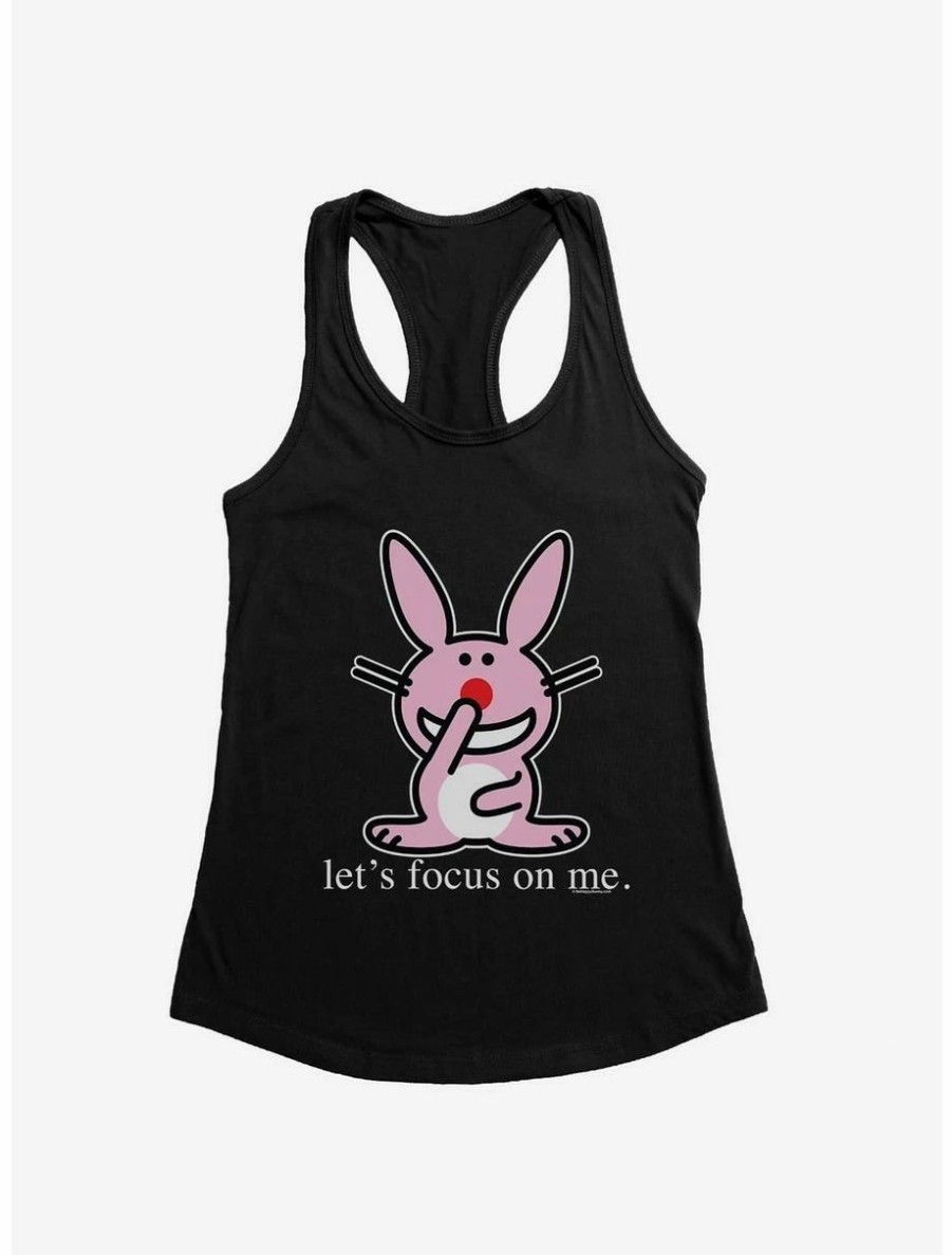 Cartoons * | Cartoons It'S Happy Bunny Focus On Me Womens Tank Top