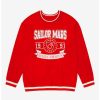 Anime * | Anime Pretty Guardian Sailor Moon Sailor Mars Varsity Crewneck- Boxlunch Exclusive