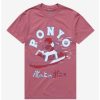 Anime * | Anime Studio Ghibli Ponyo Boat Tonal Women'S T-Shirt Boxlunch Exclusive