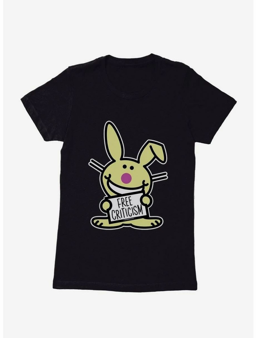 Cartoons * | Cartoons It'S Happy Bunny Free Criticism Womens T-Shirt