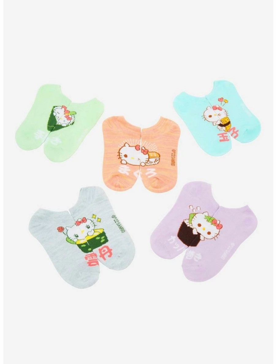 Anime * | Anime Sanrio Hello Kitty Sushi Sock Set