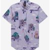 Anime * | Anime Our Universe Studio Ghibli Spirited Away Scenic Bathhouse Woven Button-Up Boxlunch Exclusive