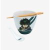 Anime * | Anime My Hero Academia Deku Ramen Bowl With Chopsticks And Spoon