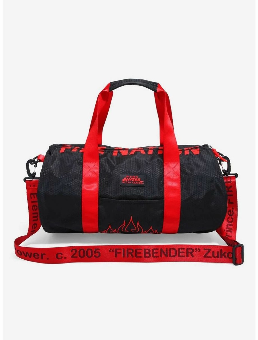 Anime * | Anime Avatar: The Last Airbender Firebender Duffel Bag Boxlunch Exclusive