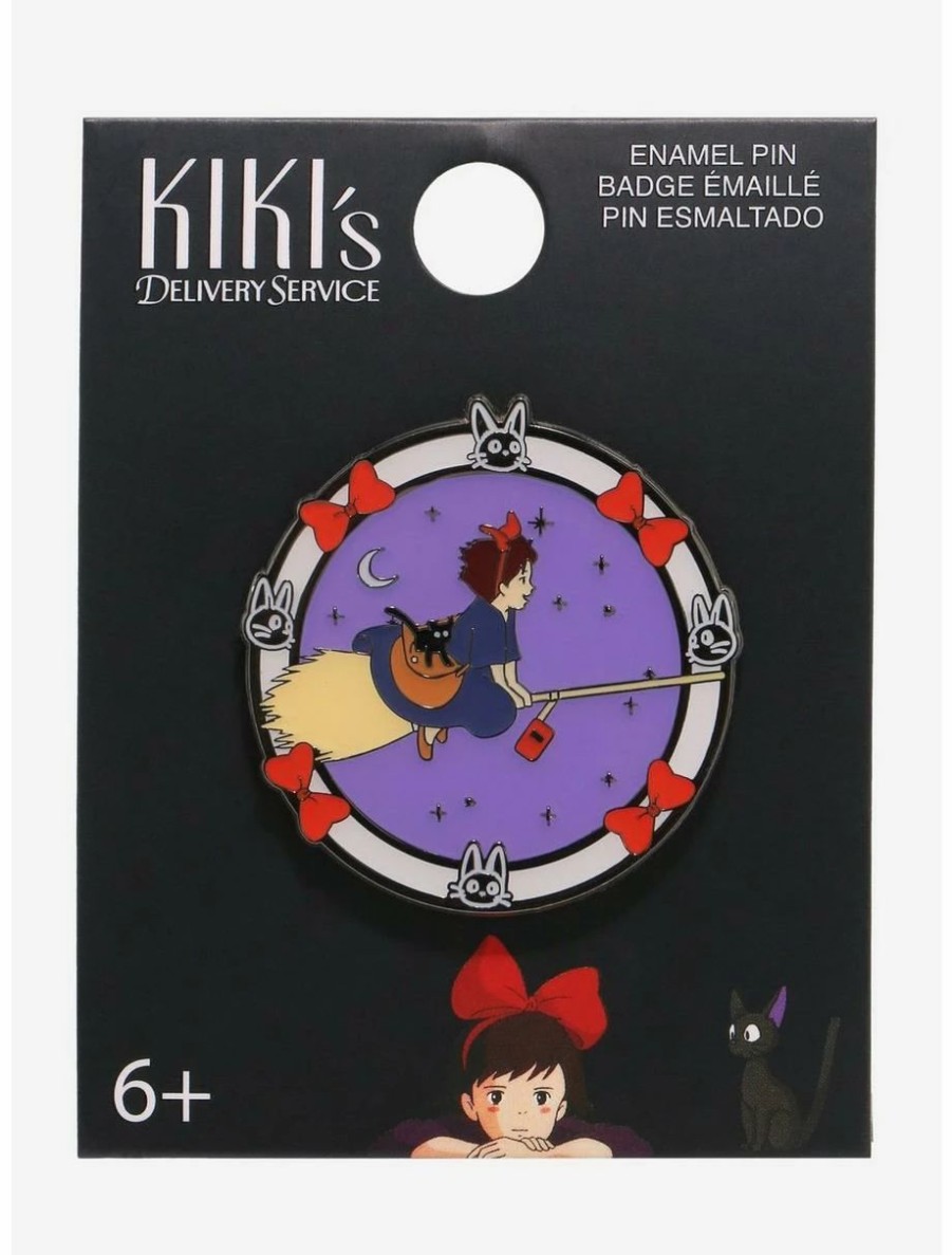 Anime * | Anime Studio Ghibli Kiki'S Delivery Service Framed Enamel Pin Boxlunch Exclusive