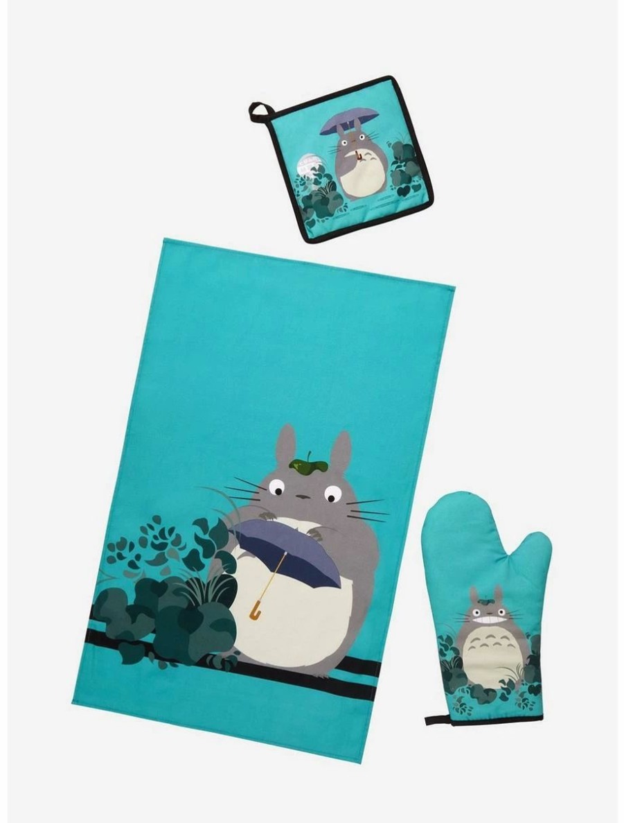 Anime * | Anime Studio Ghibli My Neighbor Totoro Botanical Totoro Kitchen Set Boxlunch Exclusive