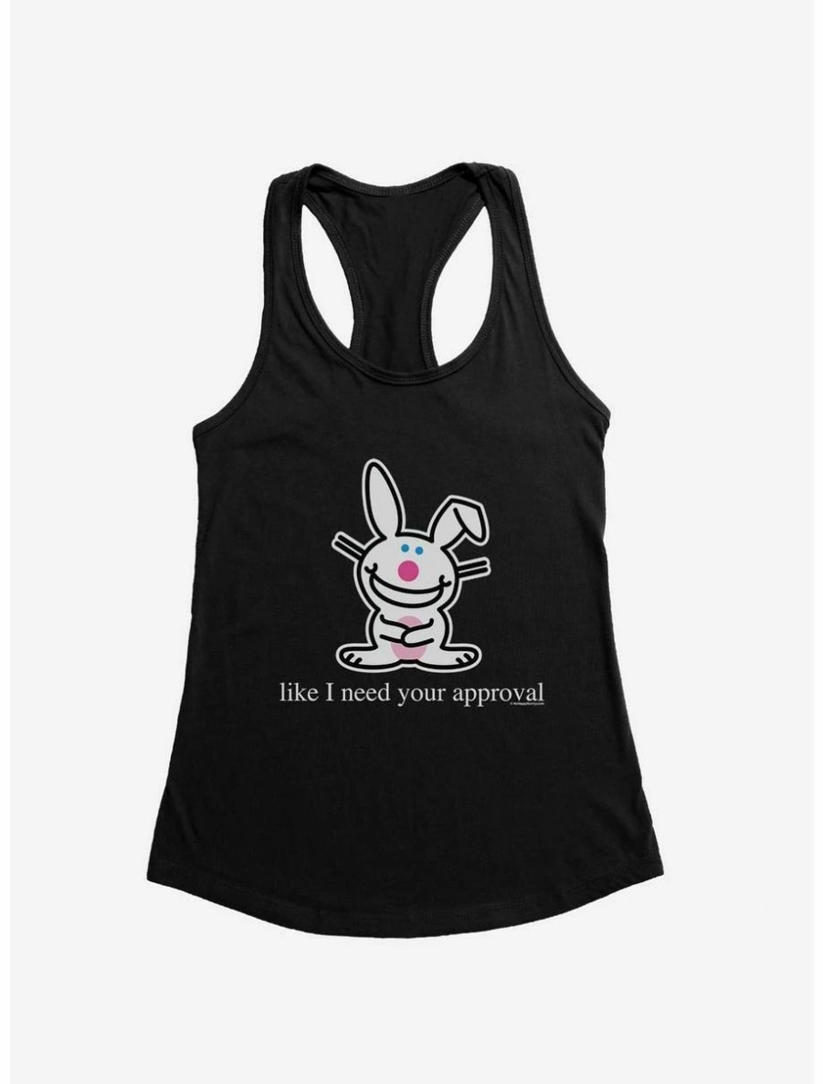 Cartoons * | Cartoons It'S Happy Bunny Don'T Need Your Approval Womens Tank Top