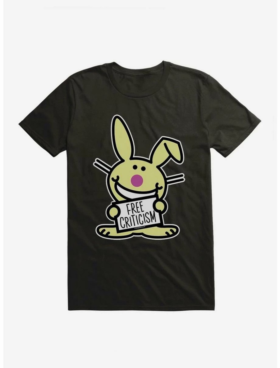 Cartoons * | Cartoons It'S Happy Bunny Free Criticism T-Shirt