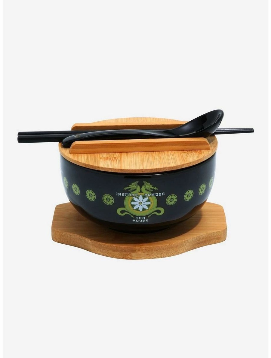 Anime * | Anime Avatar: The Last Airbender Jasmine Dragon Tea House Ramen Bowl With Lid