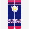 Cartoons * | Cartoons Sailor Moon Varsity Crew Socks Boxlunch Exclusive