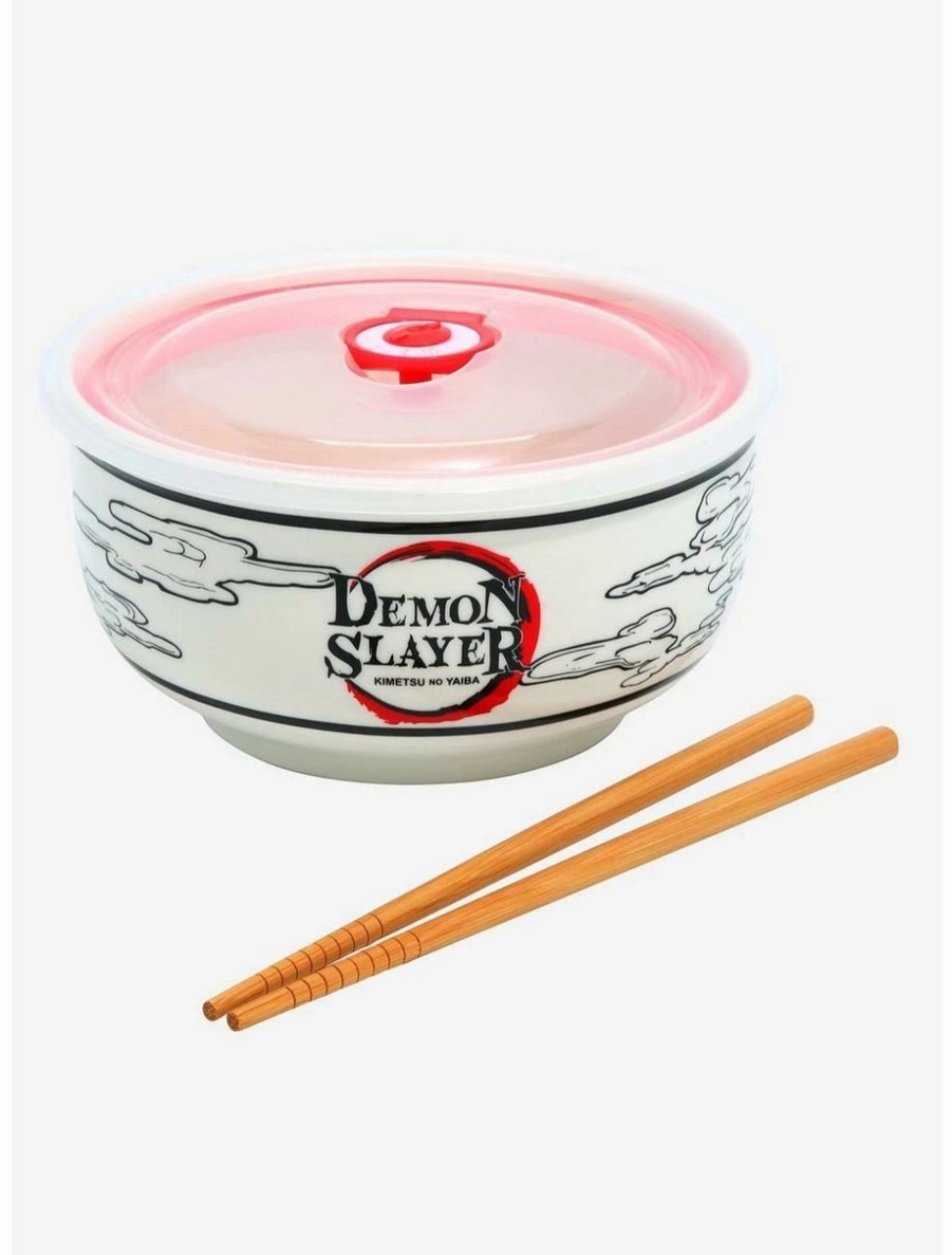 Anime * | Anime Demon Slayer: Kimetsu No Yaiba Clouds Ramen Bowl With Lid