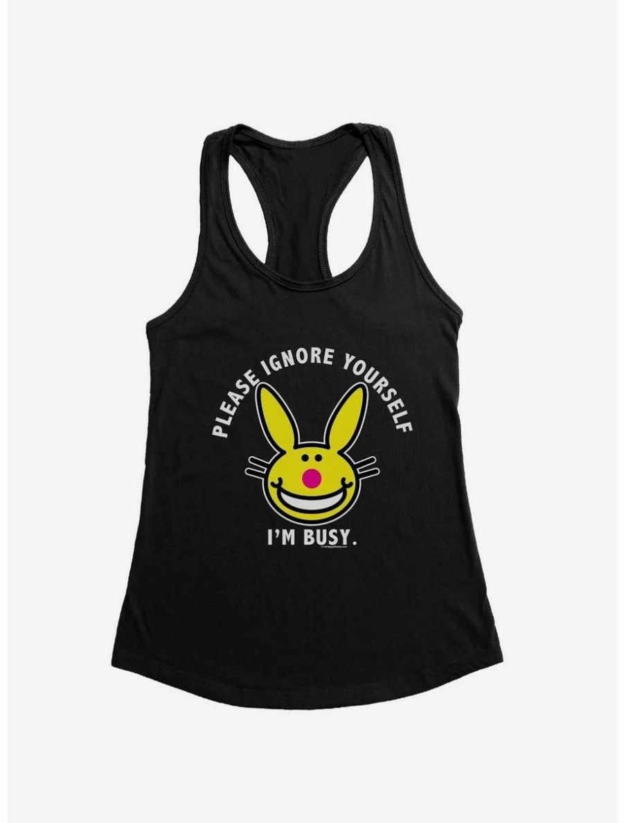 Cartoons * | Cartoons It'S Happy Bunny Ignore Yourself Womens Tank Top