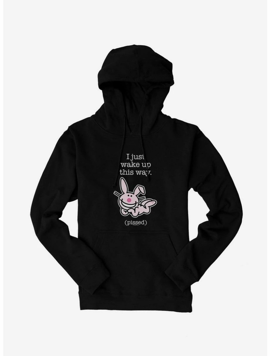 Cartoons * | Cartoons It'S Happy Bunny I Wake Up Pissed Hoodie