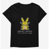 Cartoons * | Cartoons It'S Happy Bunny Nobody'S Perfect Womens T-Shirt Plus Size