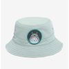 Anime * | Anime Studio Ghibli My Neighbor Totoro Catbus & Totoro Reversible Bucket Hat Boxlunch Exclusive