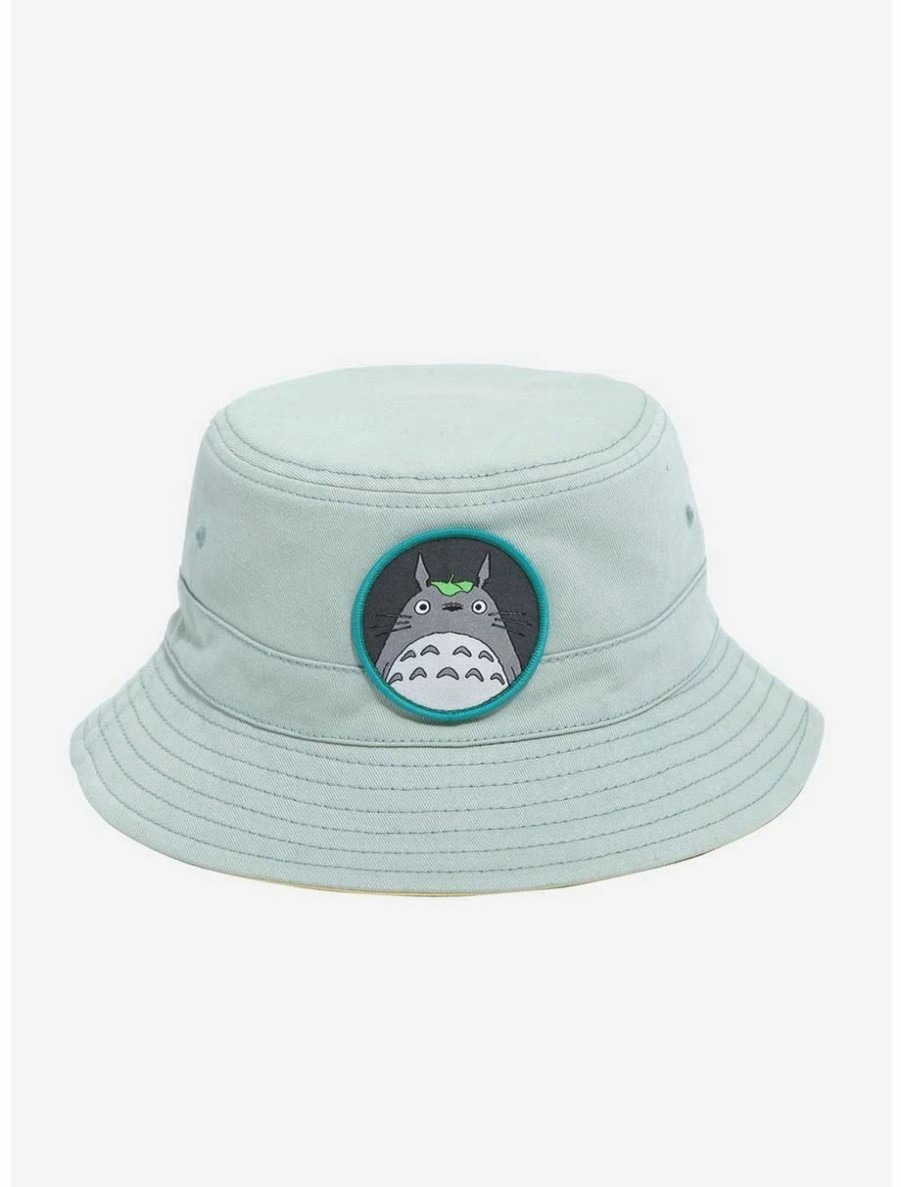 Anime * | Anime Studio Ghibli My Neighbor Totoro Catbus & Totoro Reversible Bucket Hat Boxlunch Exclusive