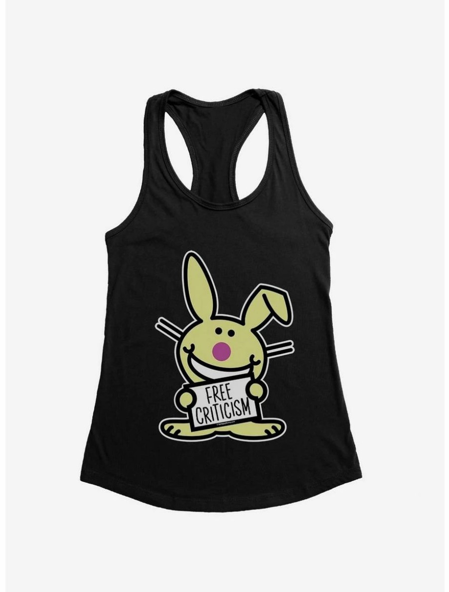 Cartoons * | Cartoons It'S Happy Bunny Free Criticism Womens Tank Top